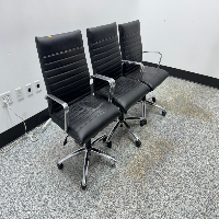 Leather Office Chairs - Quantity 3 image 0